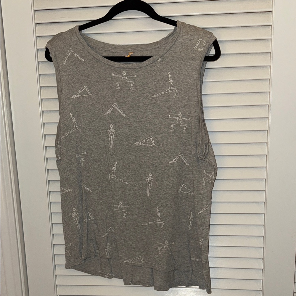 Lucy Yoga Pose Muscle Tank - XL